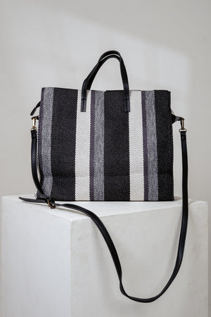 Jaslene in Black with Striped